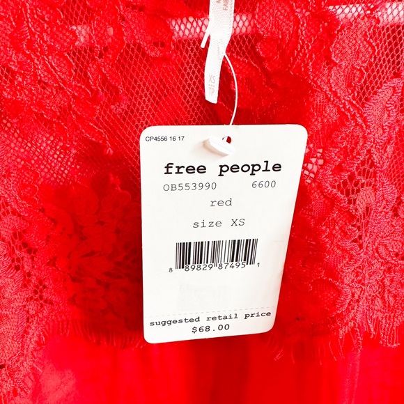 Free People silk and lace crop top - Picture 4 of 4